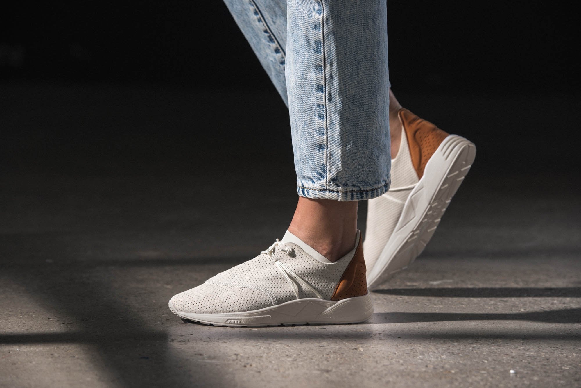 ARKK Copenhagen - Main Line Eaglezero Suede S-E15 Off White Brown - Women Eaglezero
