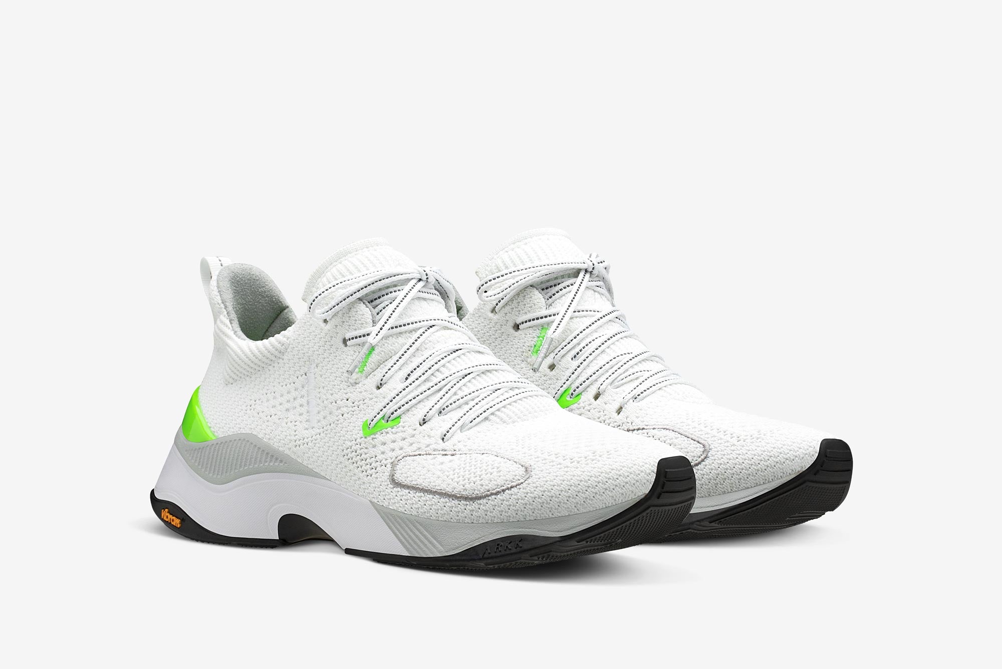 ARKK Collection Forthline FG VULKN Vibram White Vivid Green - Men Forthline