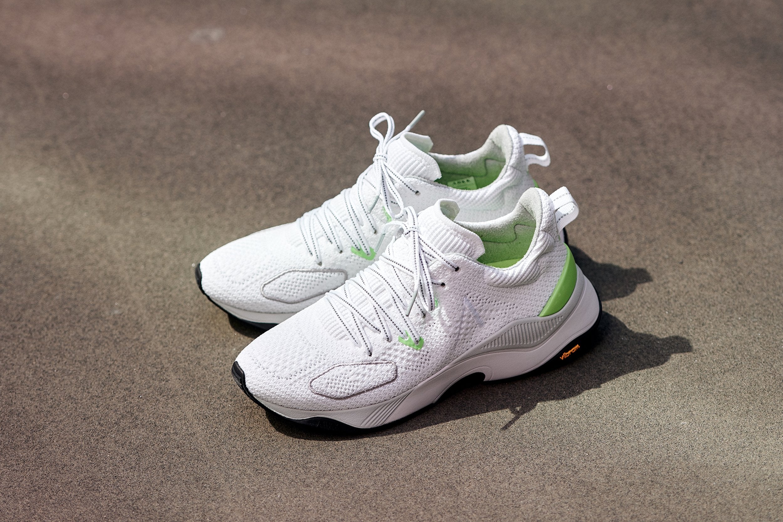 ARKK Collection Forthline FG VULKN Vibram White Vivid Green - Women Forthline