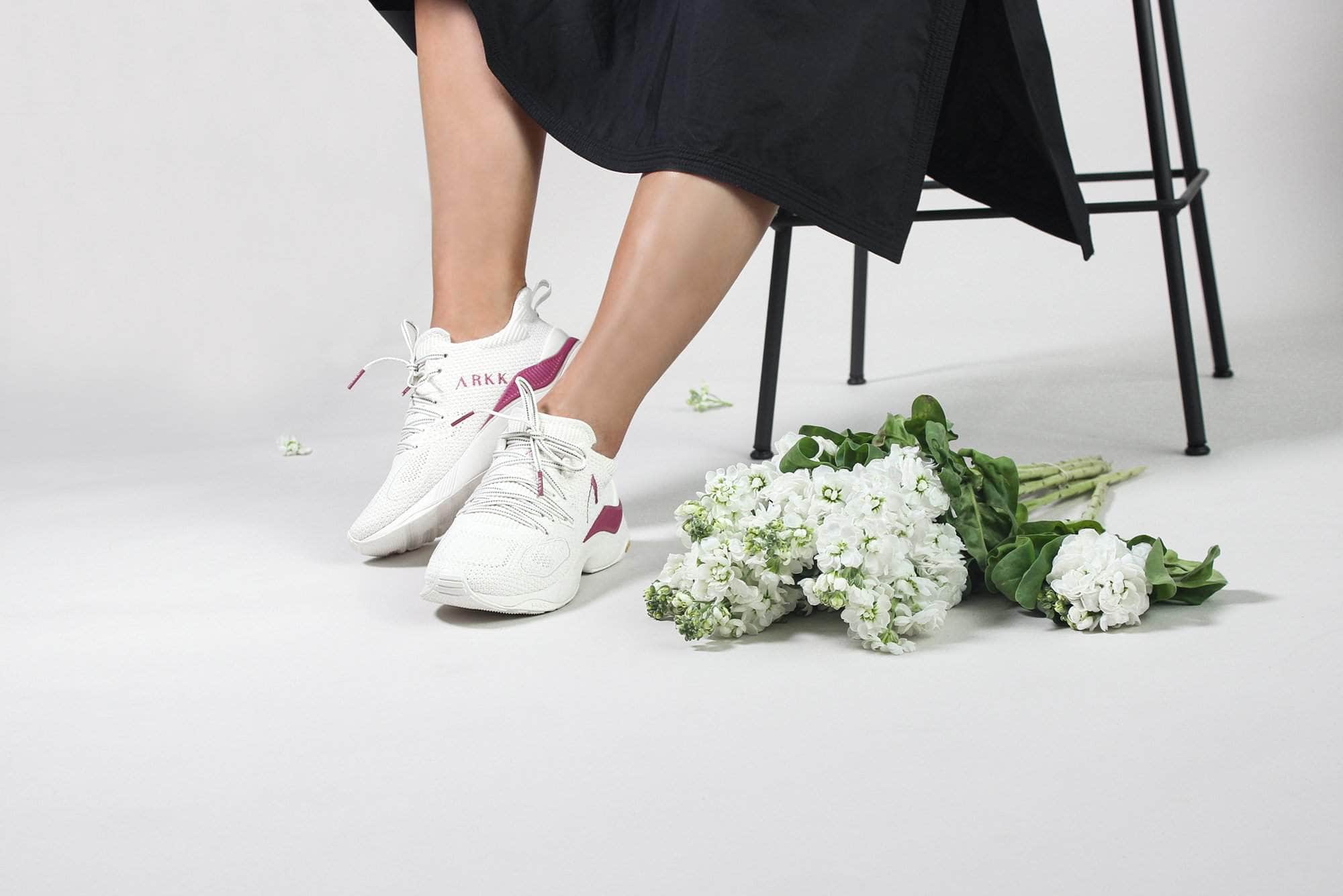 ARKK Collection Forthline FG Vulkn Vibram Off White Dark Rose - Women Forthline