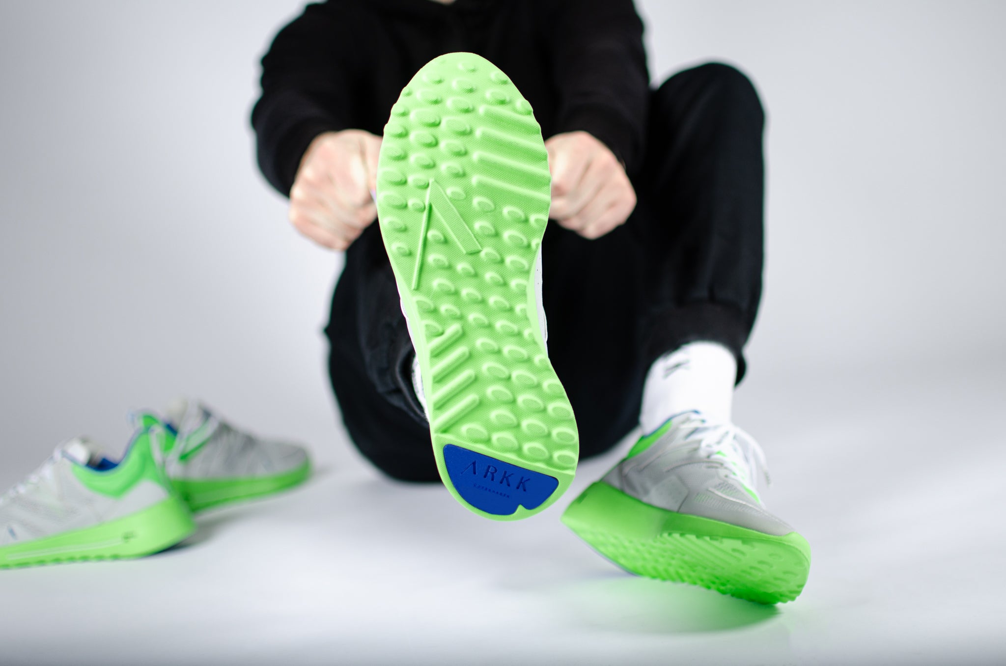 ARKK Collection Kabl CM PWR55 Ice Grey Vivid Green - Men Kabl
