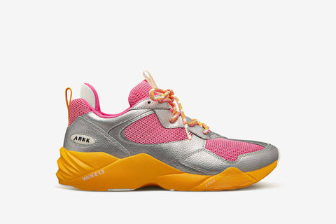 ARKK Collection Kanetyk Leather W13 | Silver Vivid Pink | Men Kanetyk