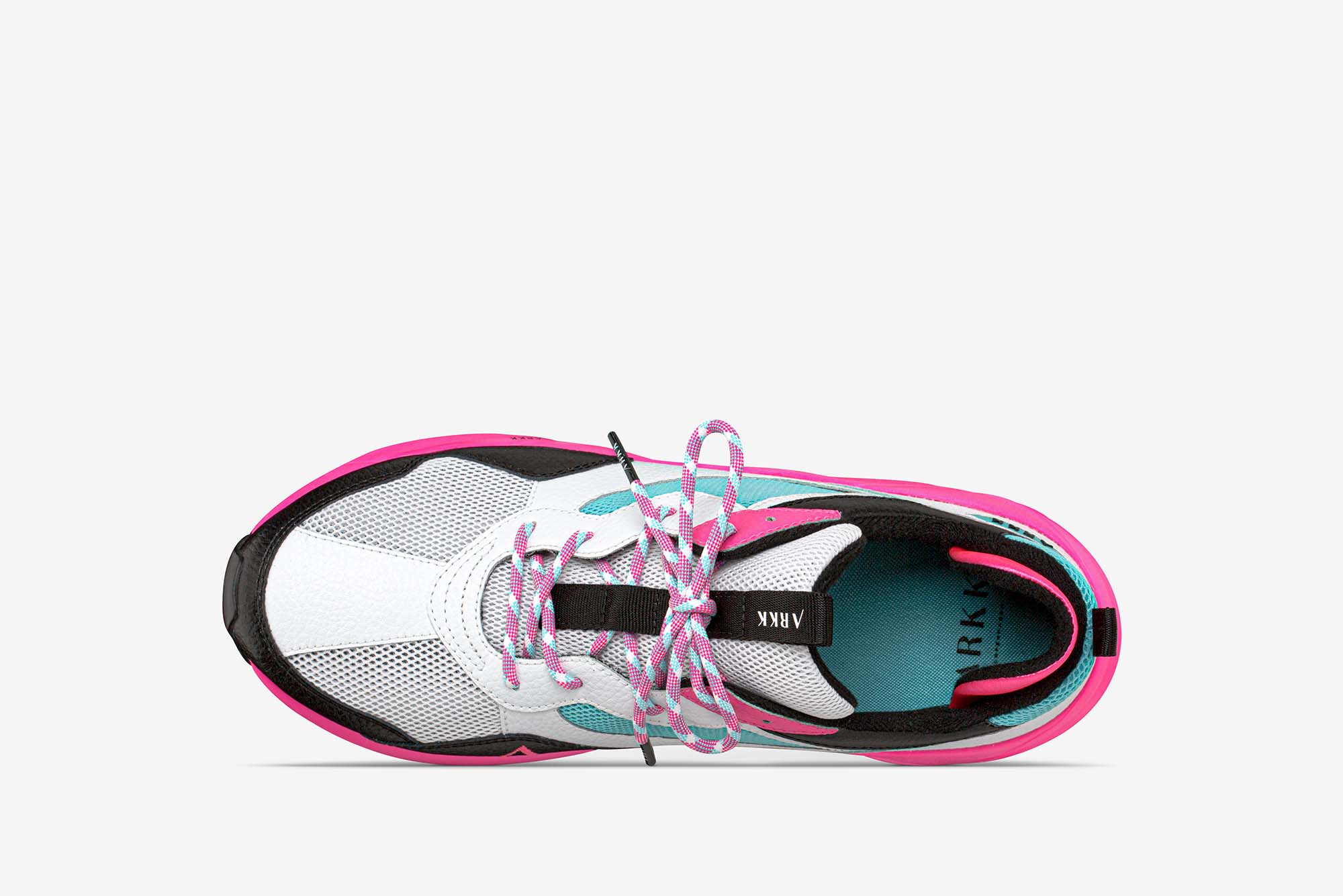 ARKK Collection Kanetyk Leather W13 White Turquoise - Women Kanetyk