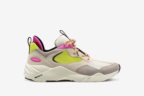 ARKK Collection Kanetyk Suede 2.0 W13 Off White Bright Lemon - Women Kanetyk