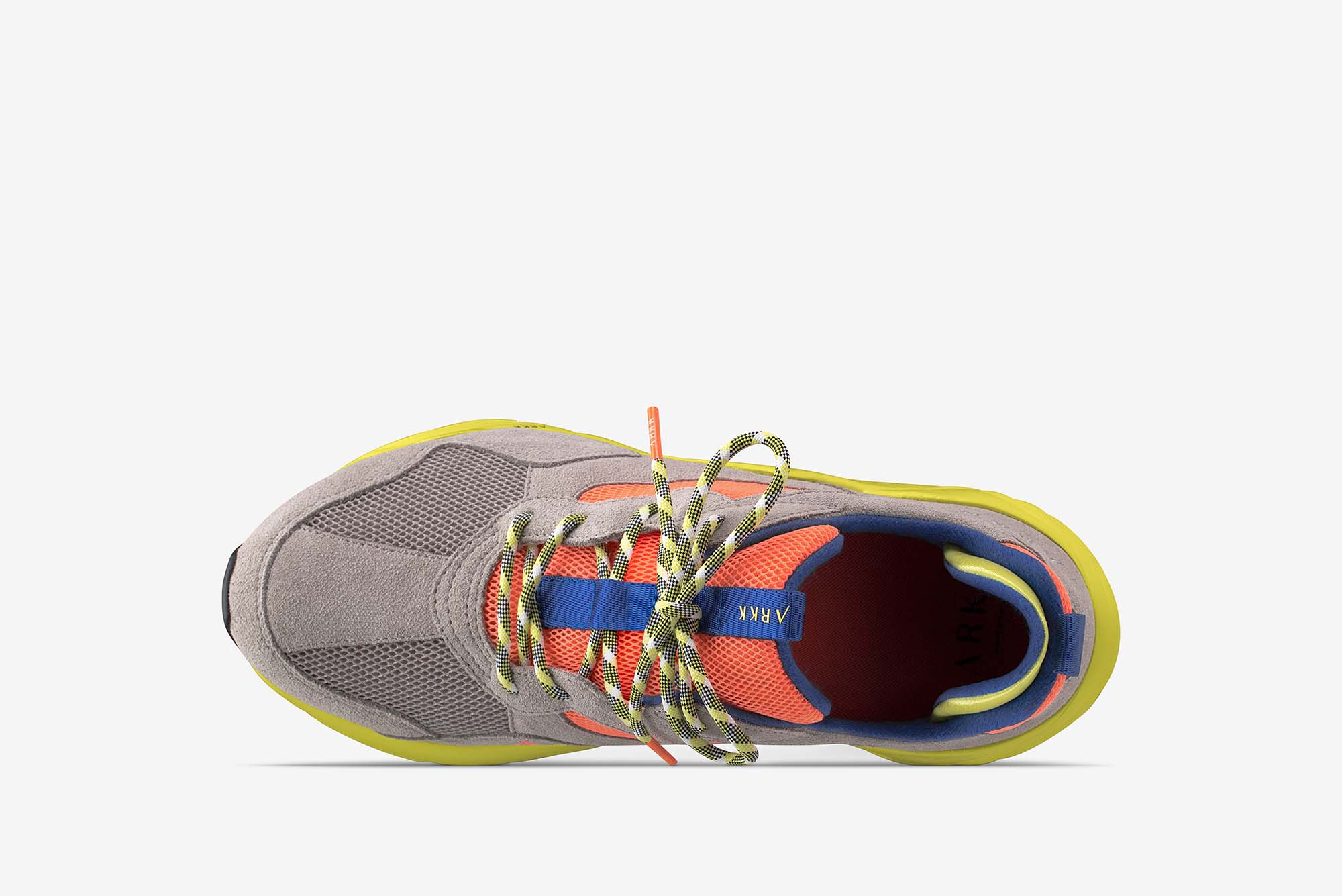 ARKK Collection Kanetyk Suede W13 Ash Neon Lime - Women Kanetyk