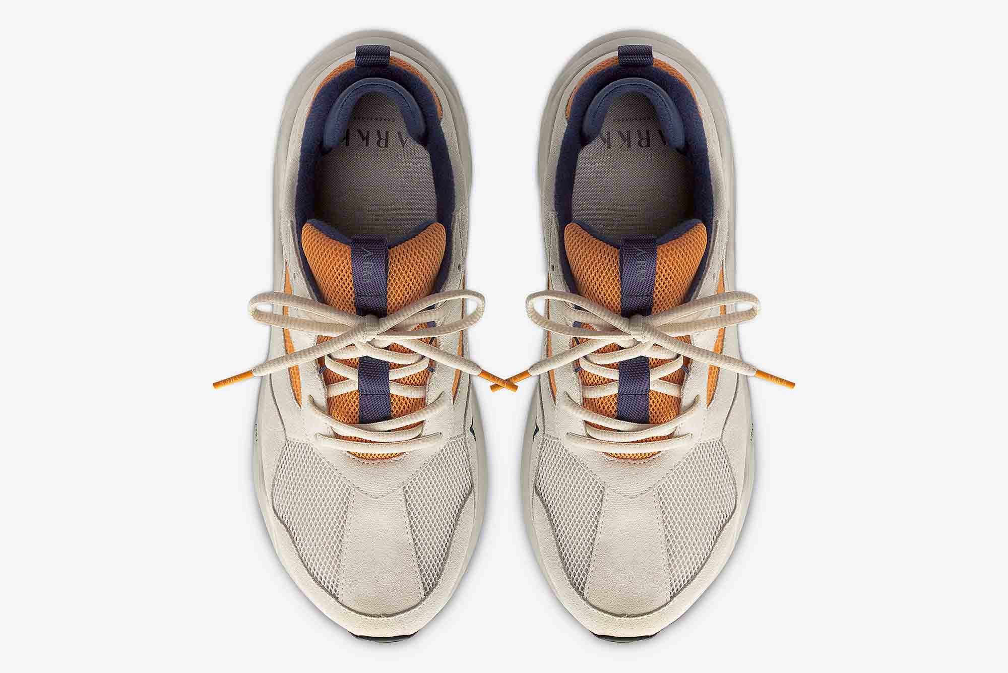 ARKK Copenhagen - Essential Line Kanetyk Suede W13 Off White Blazing Orange - Women Kanetyk Blazing Orange