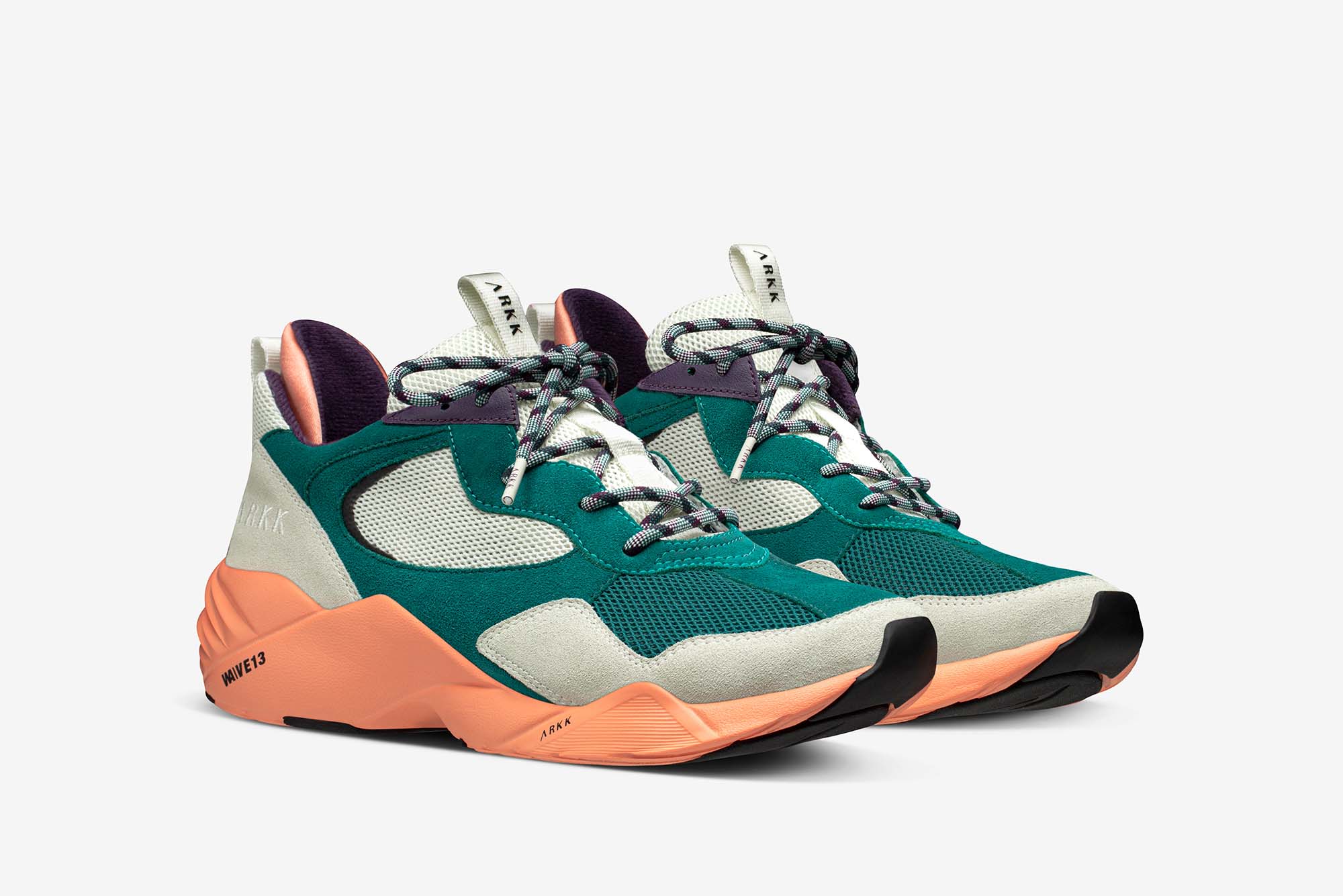 ARKK Collection Kanetyk Suede W13 Off White Cantaloupe - Women Kanetyk Off White Cantaloupe