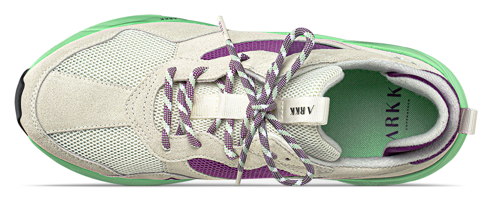 ARKK Collection Kanetyk Suede W13 Off White Neo Mint - Women Kanetyk