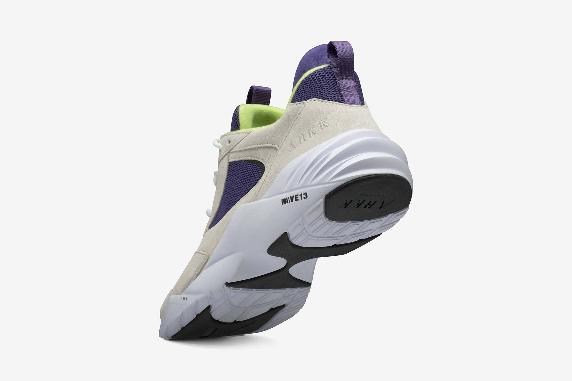 ARKK Copenhagen - Essential Line Kanetyk Suede W13 Wind Grey Bright Blue - Men Kanetyk Wind Grey