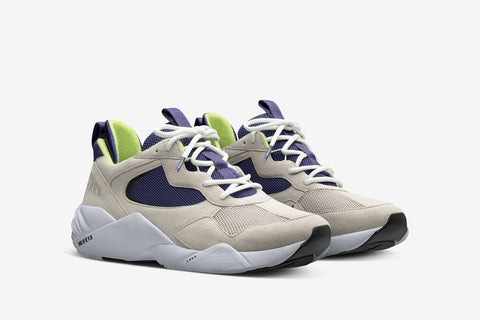 ARKK Copenhagen - Essential Line Kanetyk Suede W13 Wind Grey Bright Blue - Women Kanetyk Wind Grey