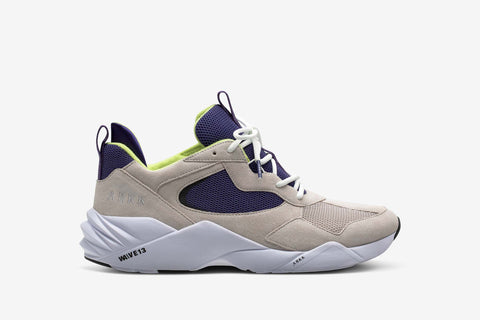 ARKK Copenhagen - Essential Line Kanetyk Suede W13 Wind Grey Bright Blue - Women Kanetyk Wind Grey