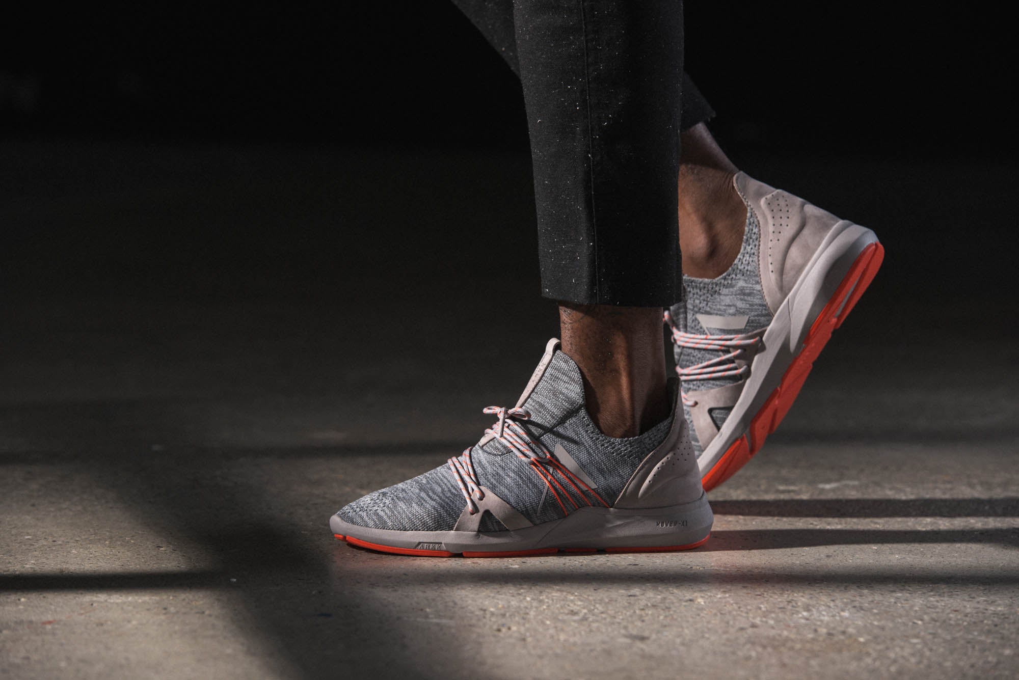 ARKK Collection Lion FG H-X1 Dove Grey Bright Red - Men Lion Grey