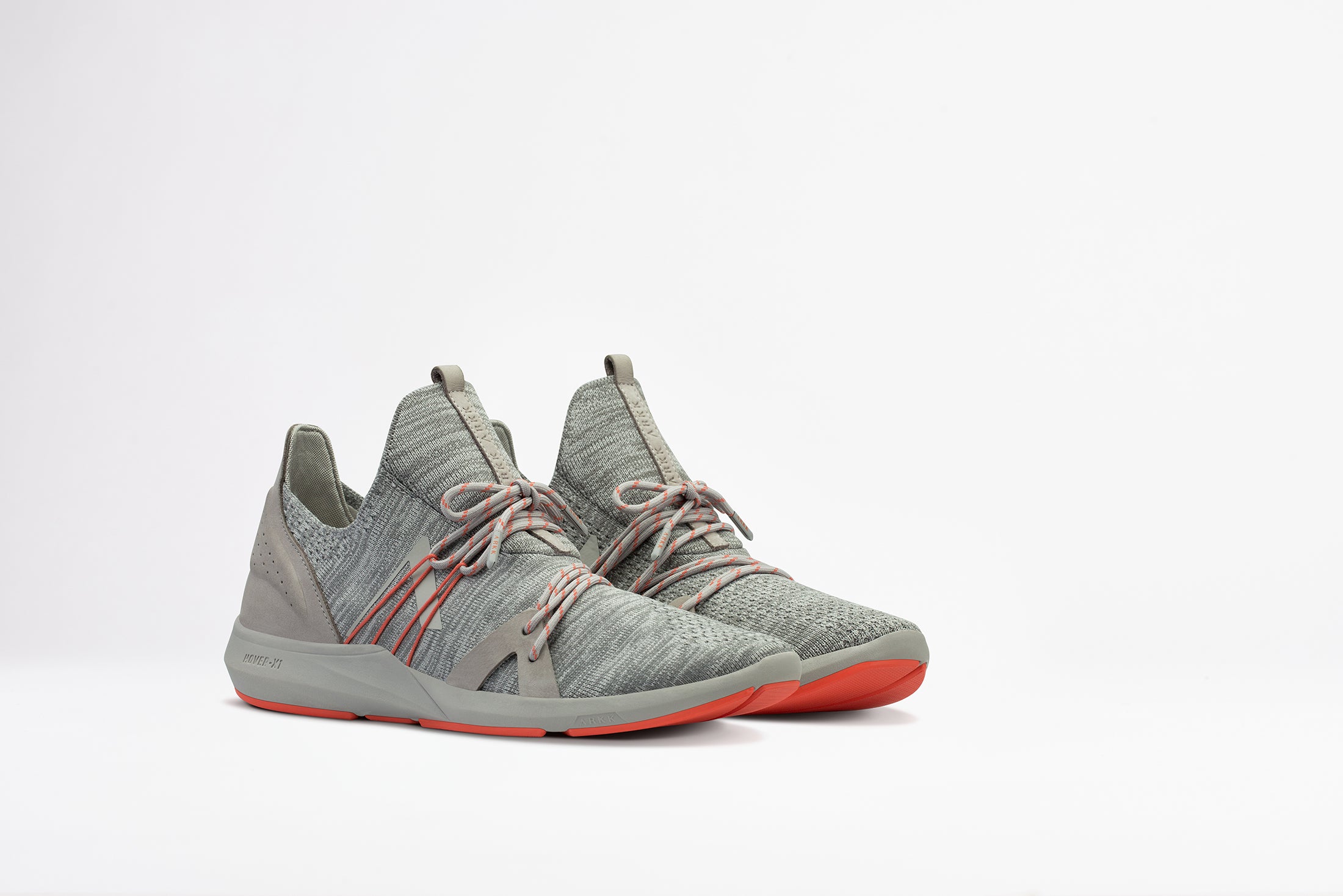 ARKK Collection Lion FG H-X1 Dove Grey Bright Red - Women Lion Grey