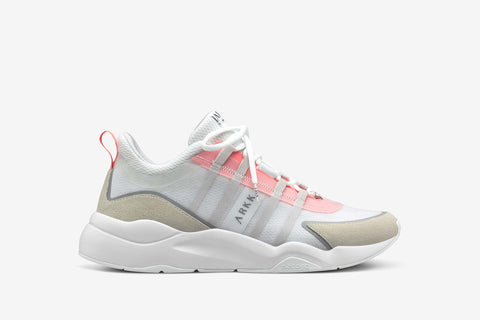 ARKK Collection Lyron Mesh F-PRO90 White Radiant Coral - Men Lyron White Radiant Coral