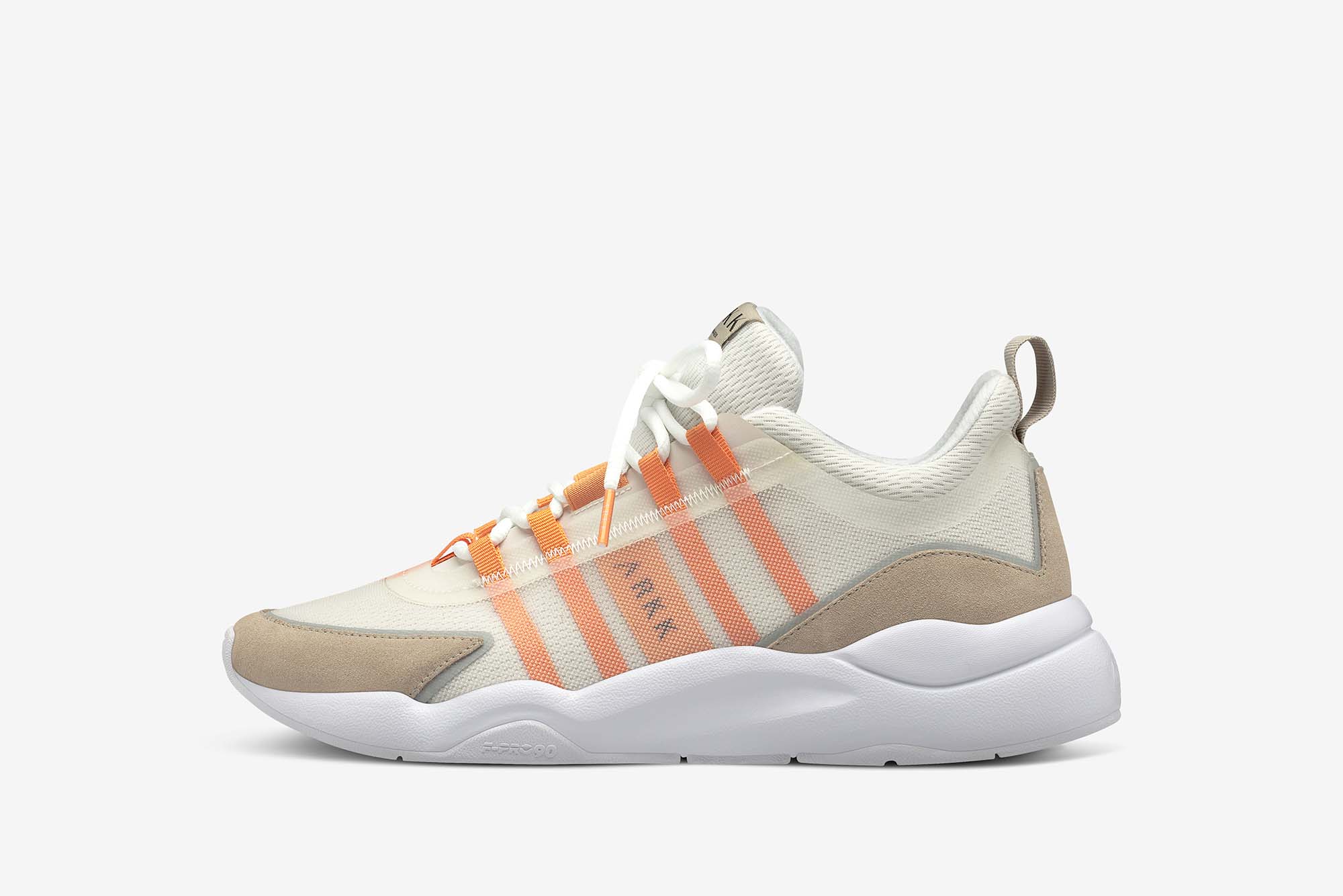 ARKK Copenhagen - Superior Line Lyron Mesh F-PRO90 White Sand Mock Orange - Men Lyron