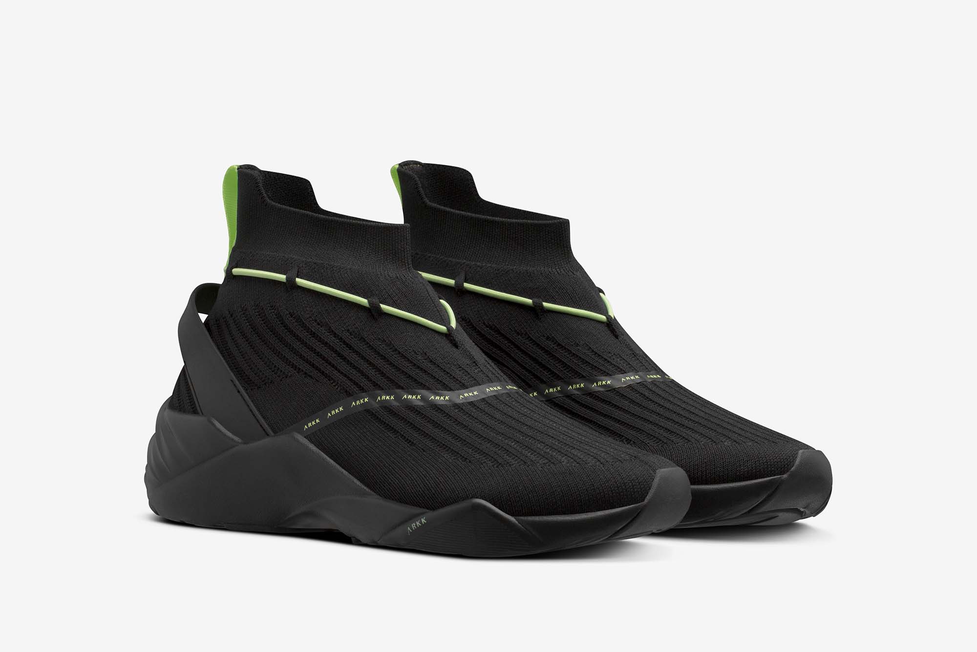 ARKK Collection Octako FG W13 Black Luminous Green-Women Octako Black