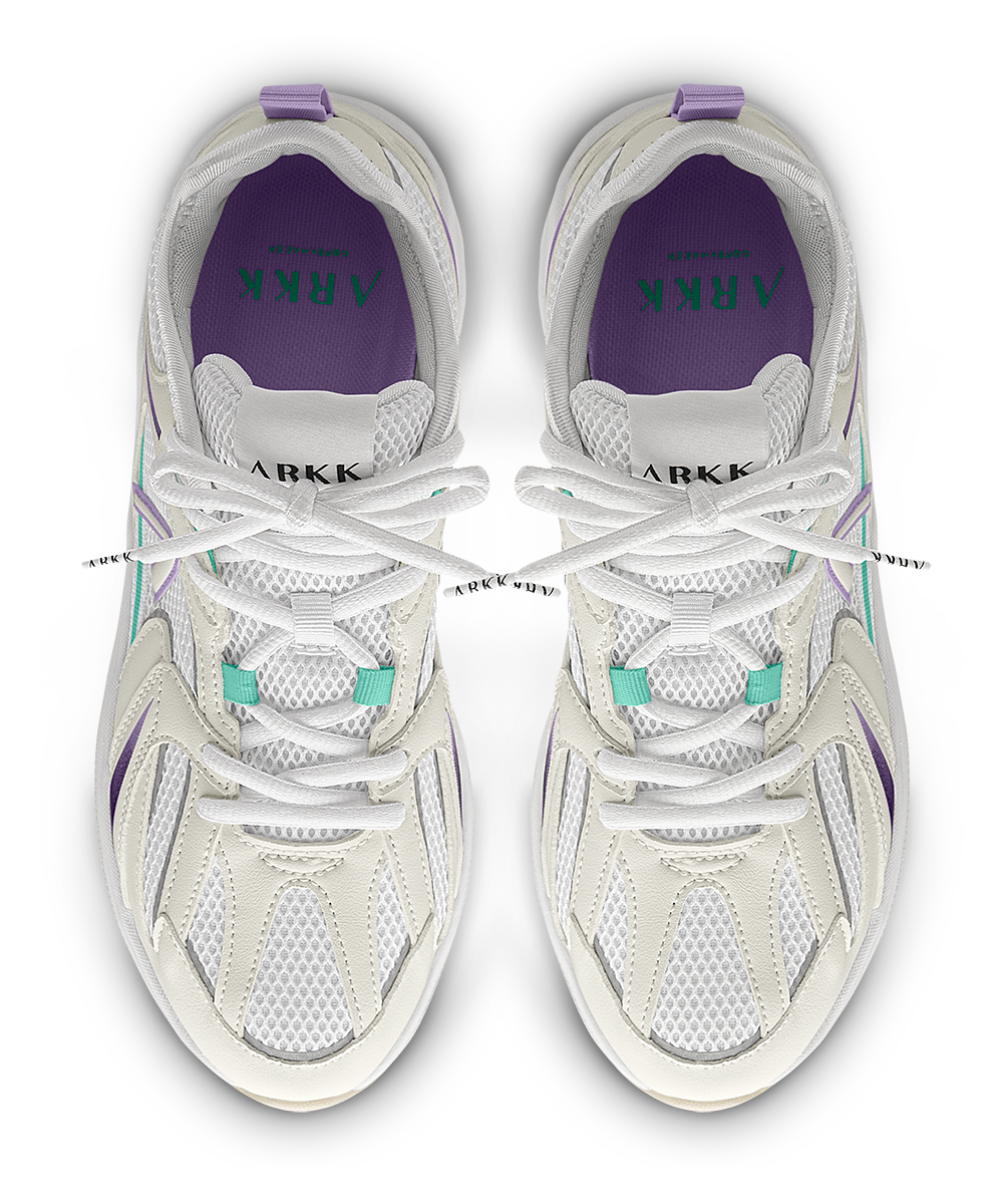 ARKK Collection Oserra Mesh S-SP | White Pastel Mint | Women Oserra
