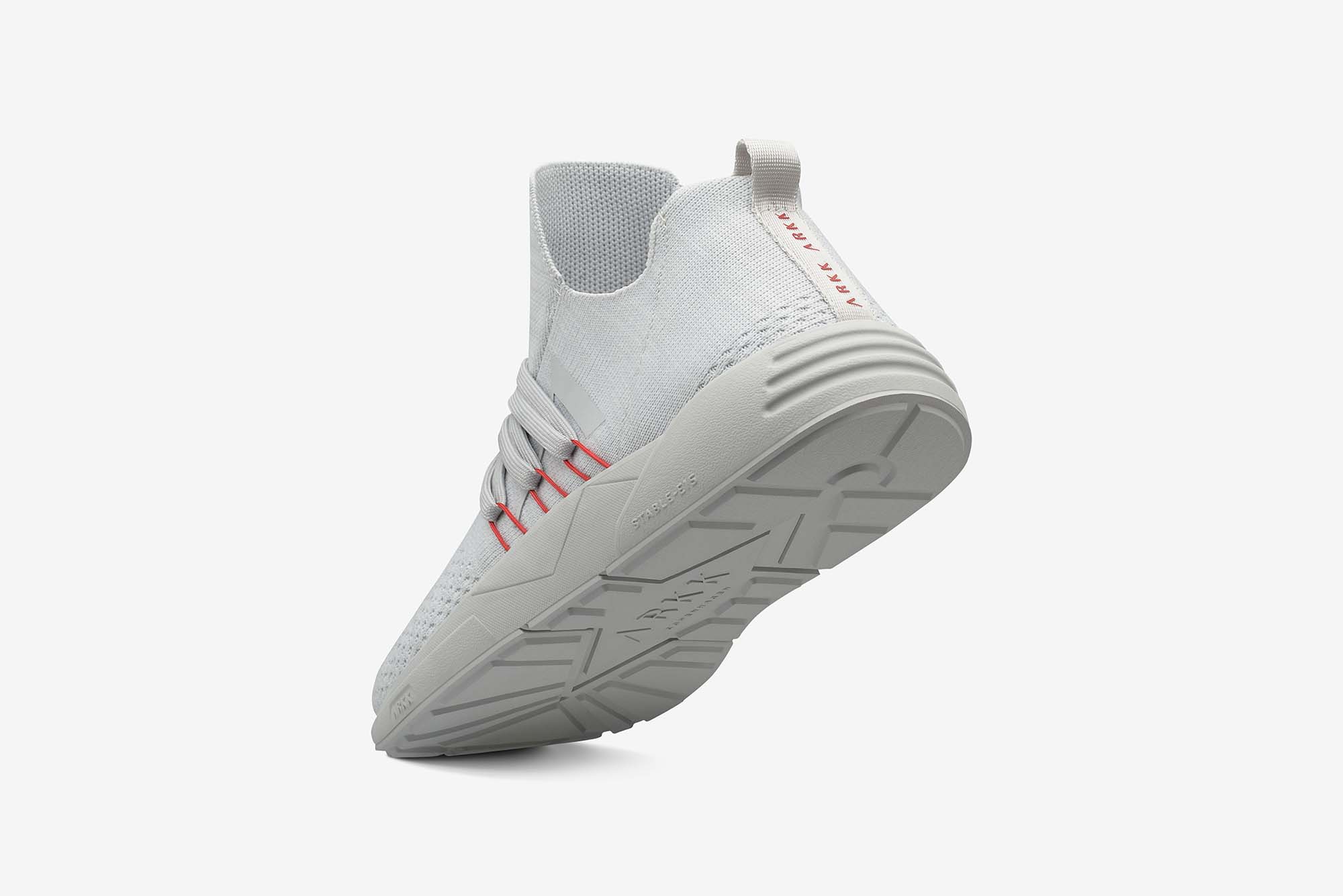 ARKK Collection Raven FG 2.0 S-E15 Disrupted Light Grey Burnt Red - Men Raven Light Grey