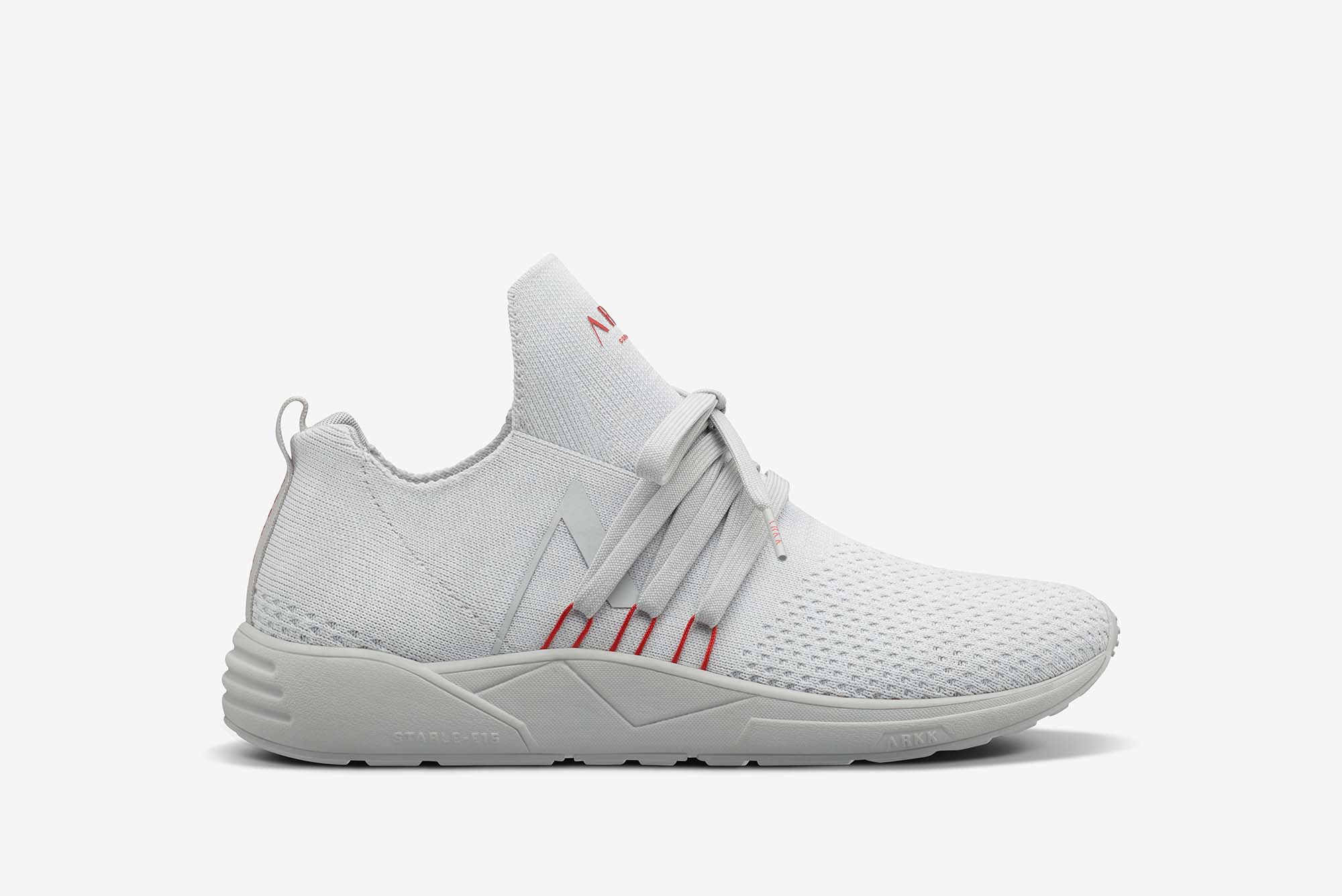 ARKK Copenhagen - Main Line Raven FG 2.0 S-E15 Disrupted Light Grey Burnt Red - Women Raven Light Grey