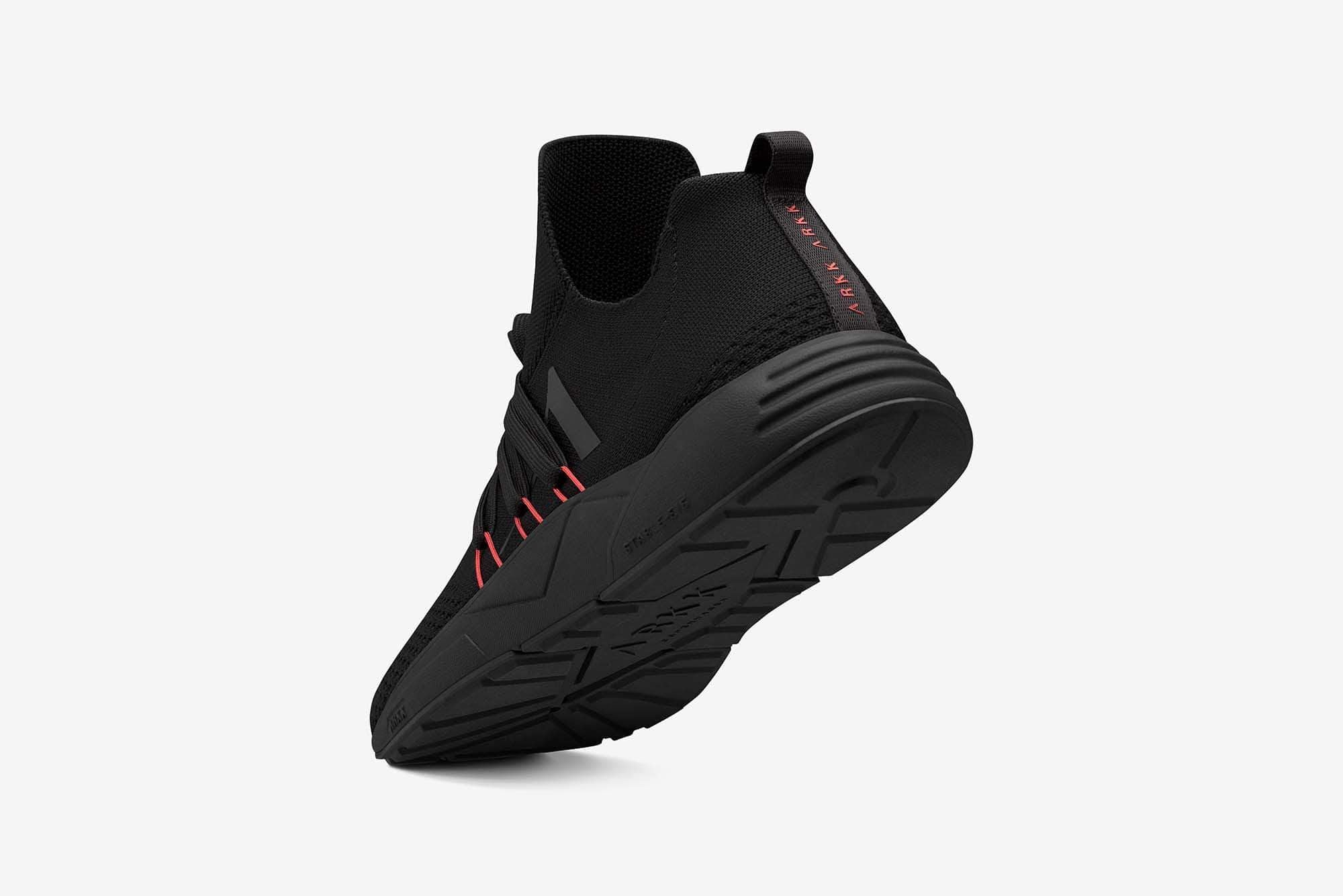 ARKK Collection Raven FG 2.0 S-E15 Triple Black Burnt Red - Men Raven Black
