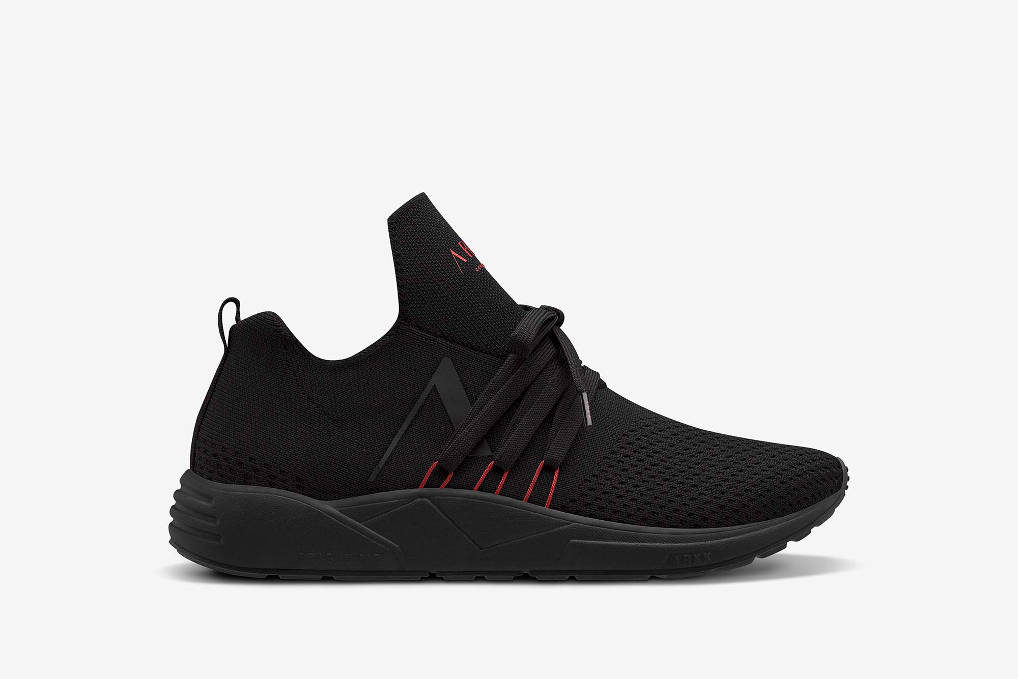 ARKK Collection Raven FG 2.0 S-E15 Triple Black Burnt Red - Men Raven Black