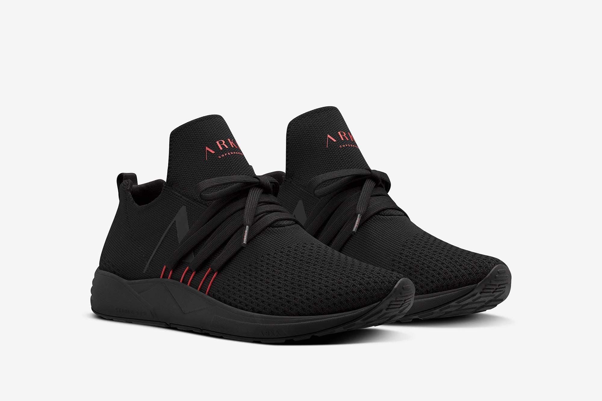 ARKK Collection Raven FG 2.0 S-E15 Triple Black Burnt Red - Women Raven Black