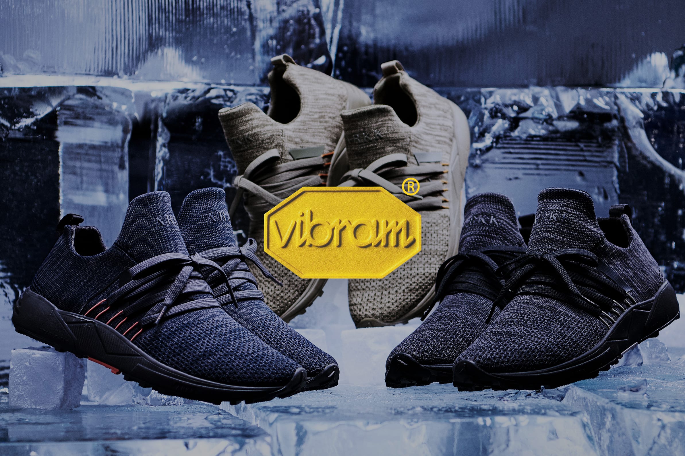 ARKK Collection Raven FG S-E15 Vibram® Disrupted Black Moon Grey-Men Raven Black