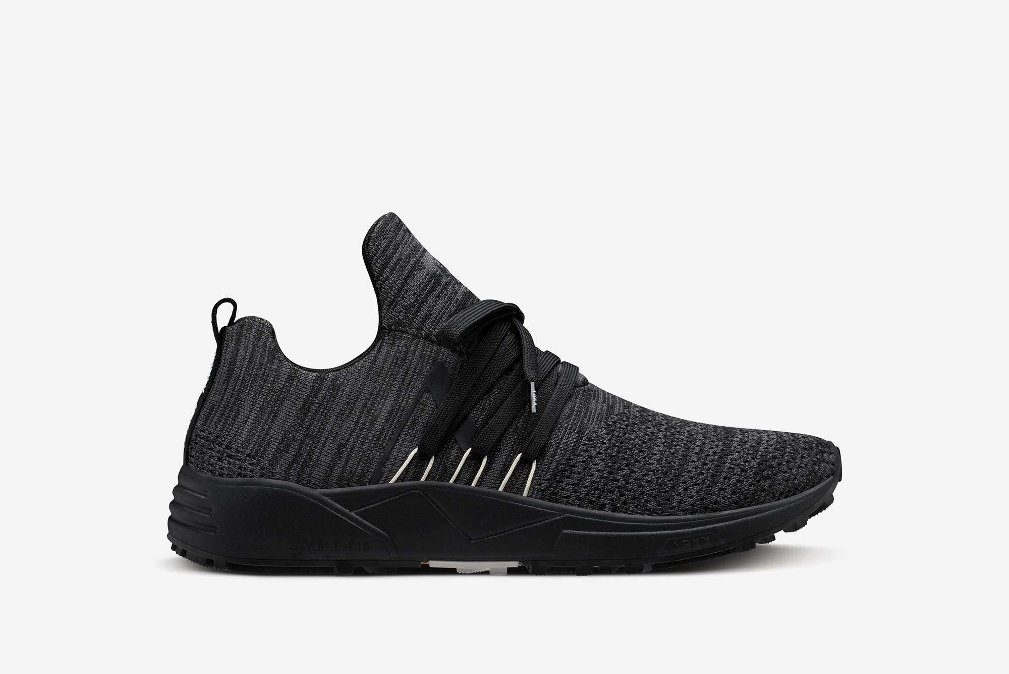 ARKK Collection Raven FG S-E15 Vibram® Disrupted Black Moon Grey-Women Raven Black