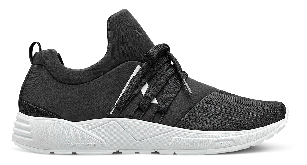 ARKK NOS Raven Mesh PET S-E15 | Jet Black White | Women Raven