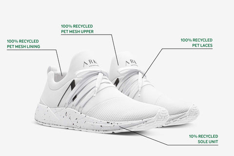 ARKK Collection Raven Mesh PET S-E15 | White Black | Men Raven