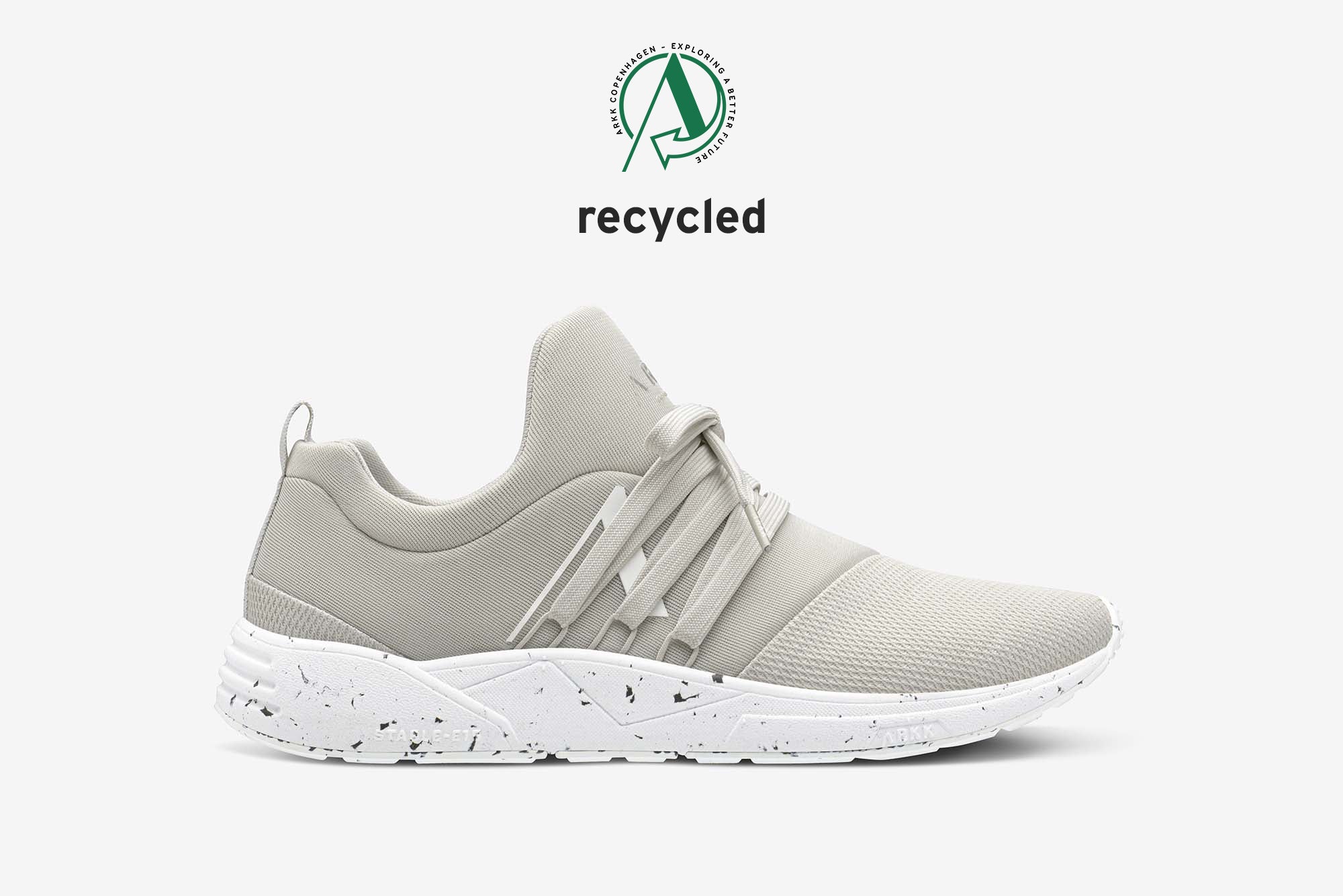 ARKK Collection Raven Mesh PET S-E15 | Wind Grey White | Men Raven