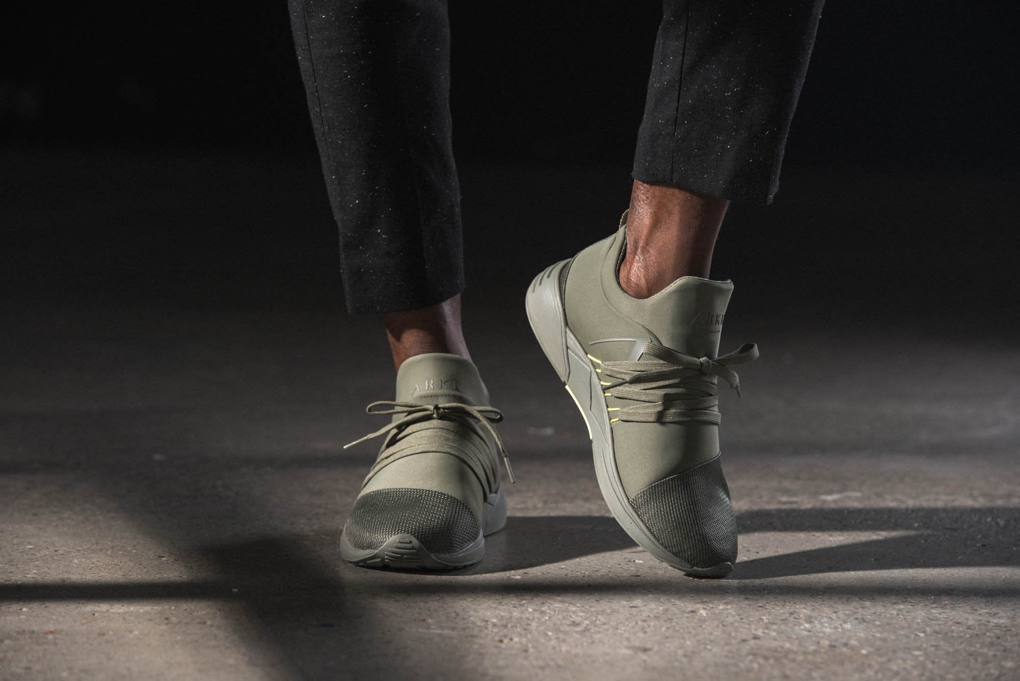 ARKK Copenhagen - Essential Line Raven Mesh S-E15 Army Soft Yellow - Men Raven