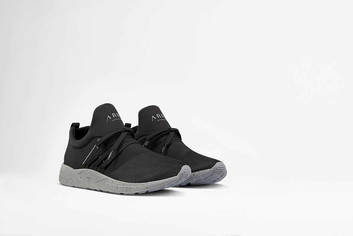 ARKK Collection Raven Mesh S-E15 Black Grey Spray - M Raven Black