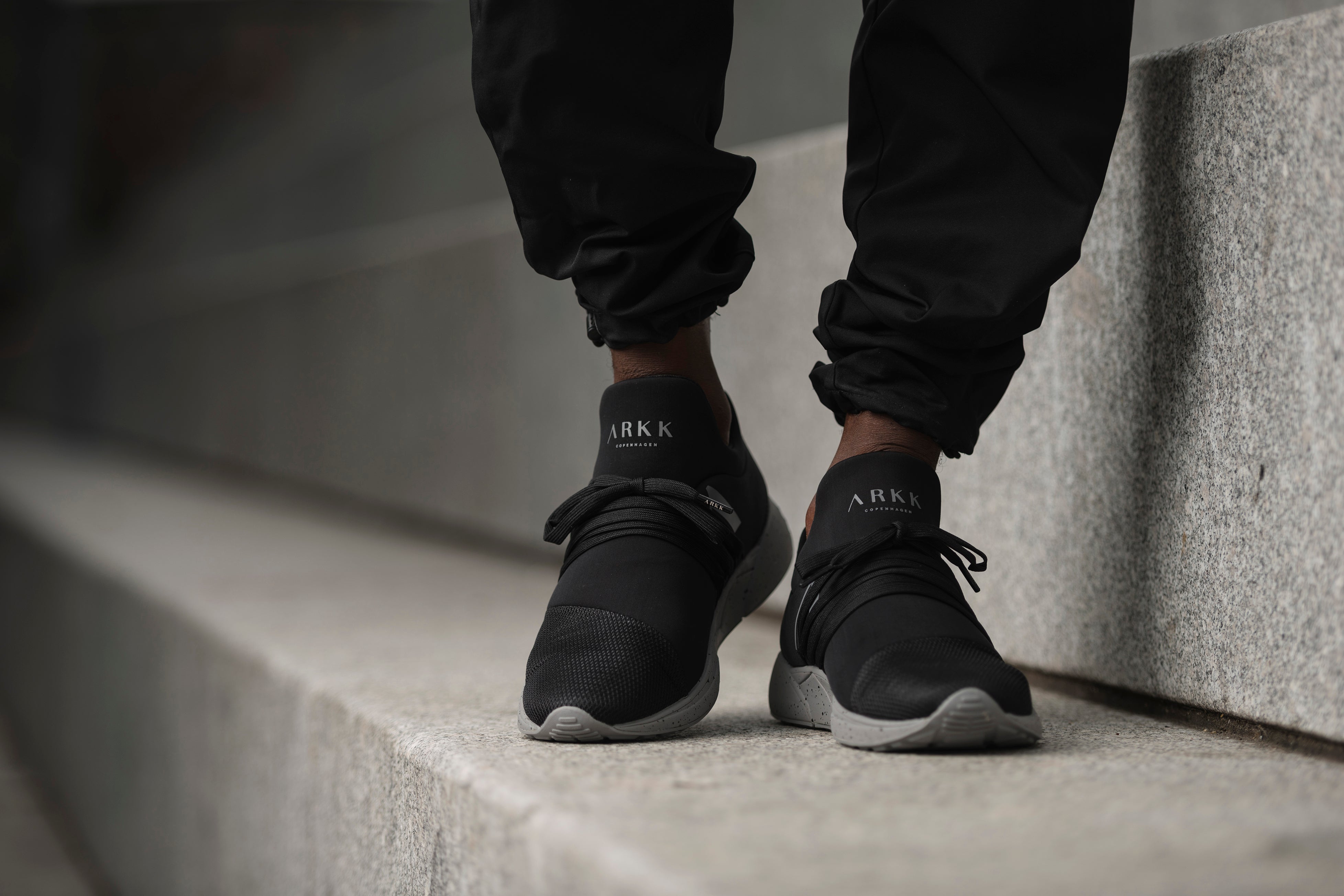 ARKK Collection Raven Mesh S-E15 Black Grey Spray - M Raven Black