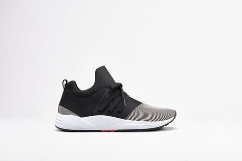 ARKK Copenhagen - Iconic Line Raven Mesh S-E15 Black White-MEN Raven Black