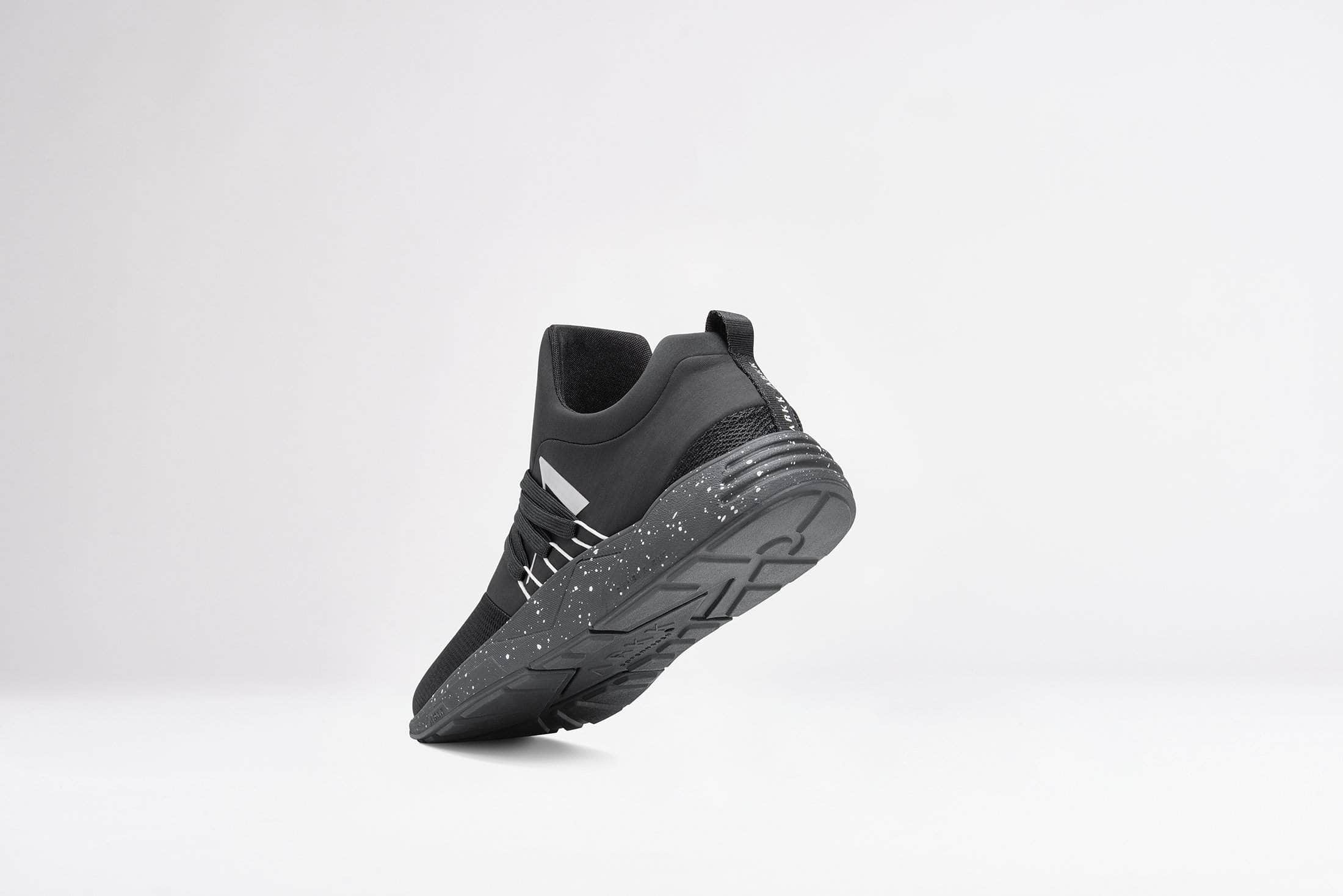ARKK Collection Raven Mesh S-E15 Black White Spray - Men Raven Black