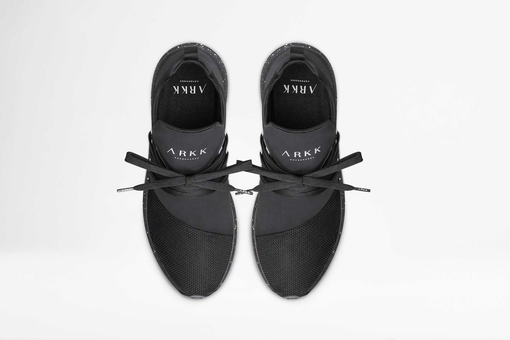 ARKK Collection Raven Mesh S-E15 Black White Spray - Men Raven Black