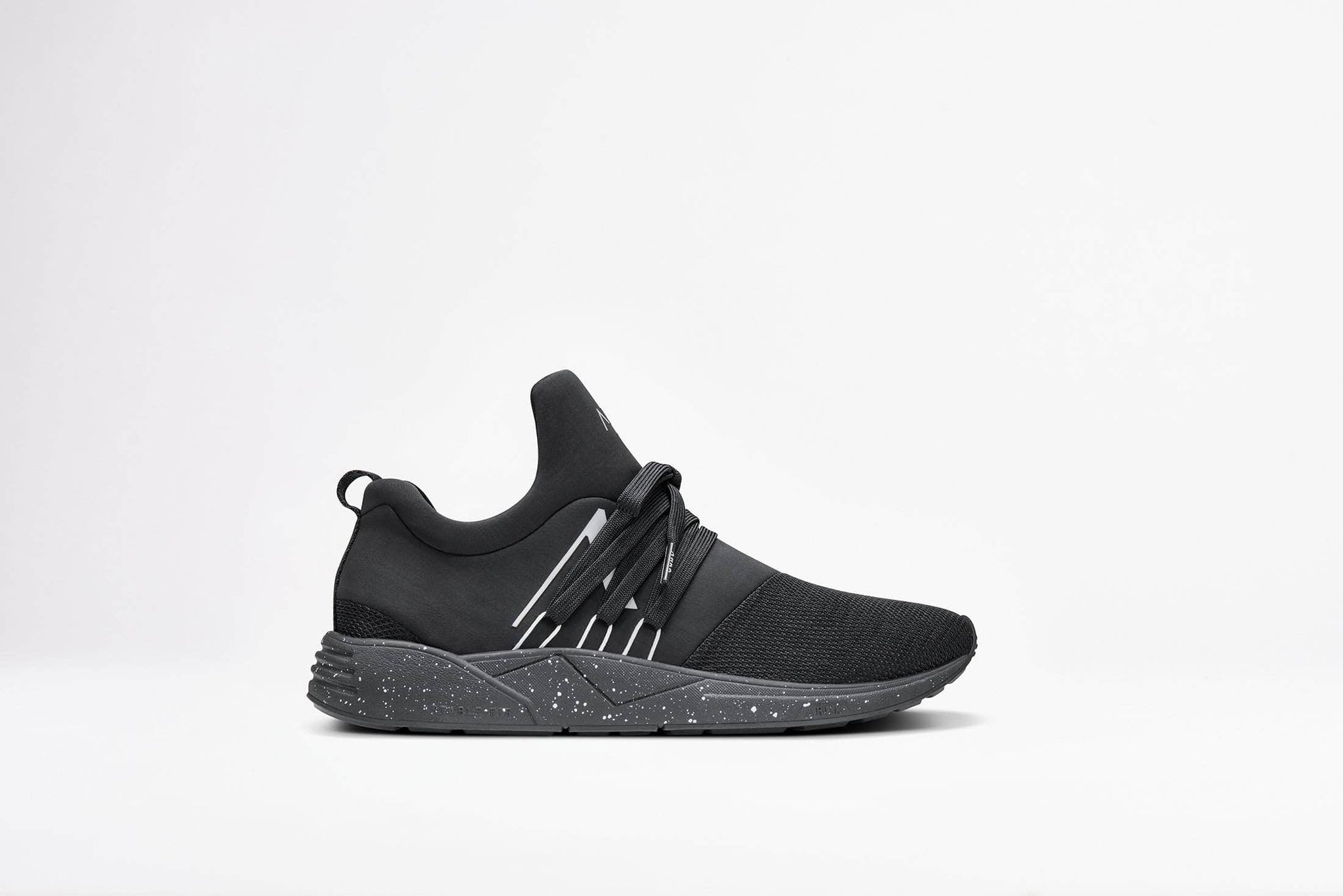 ARKK Collection Raven Mesh S-E15 Black White Spray - Men Raven Black