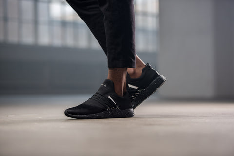 ARKK Collection Raven Mesh S-E15 Black White Spray - Men Raven Black