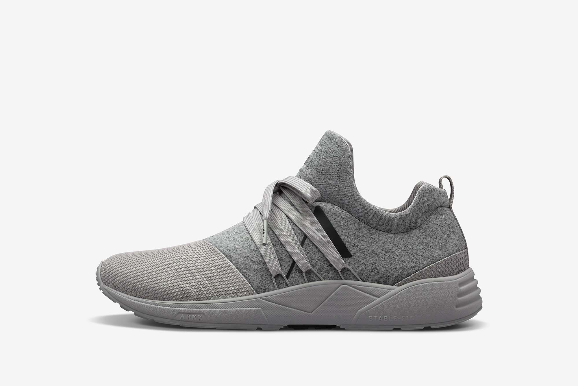 ARKK Collection Raven Mesh S-E15 Grey Melange-Men Raven Grey