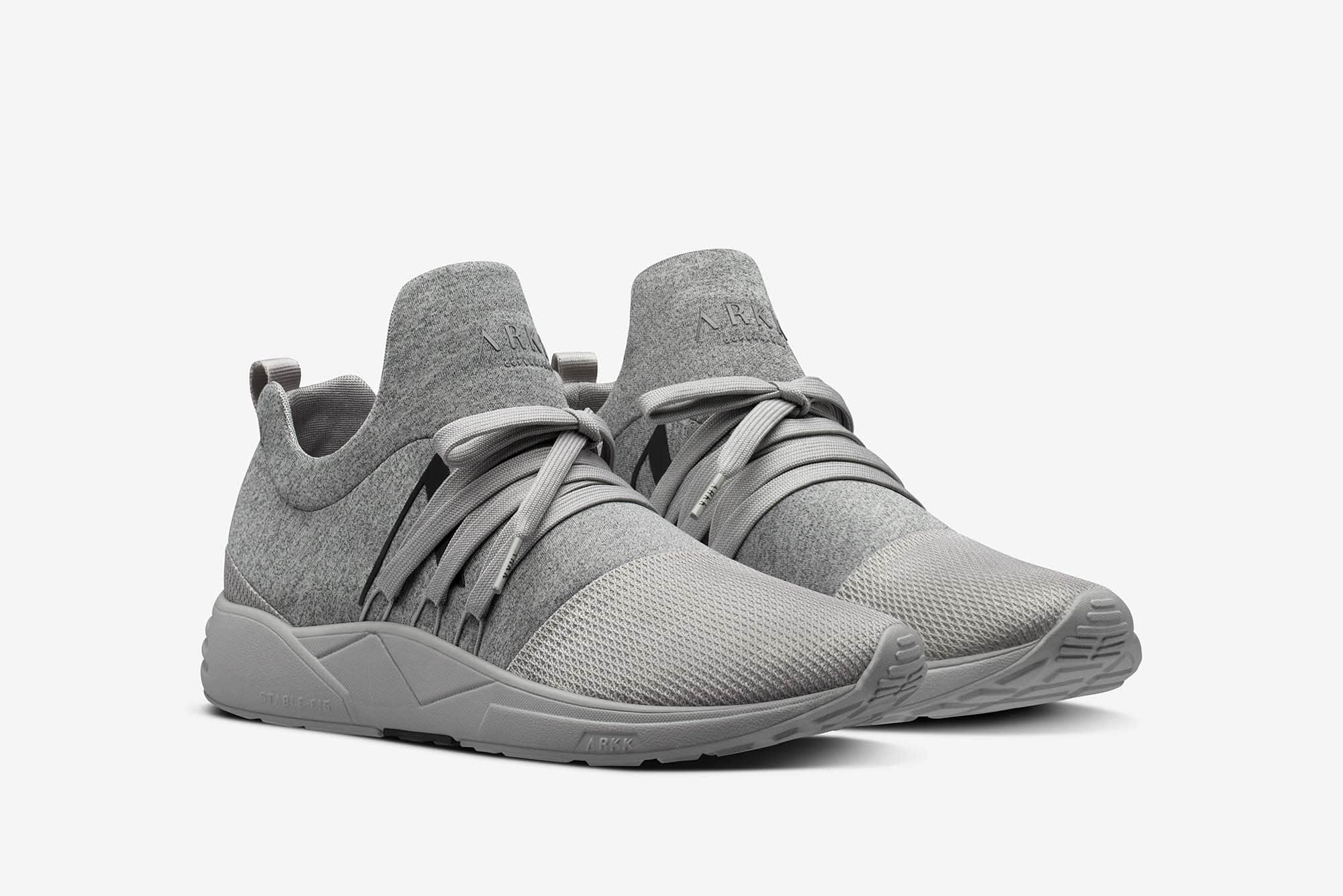 ARKK Collection Raven Mesh S-E15 Grey Melange-Women Raven Grey