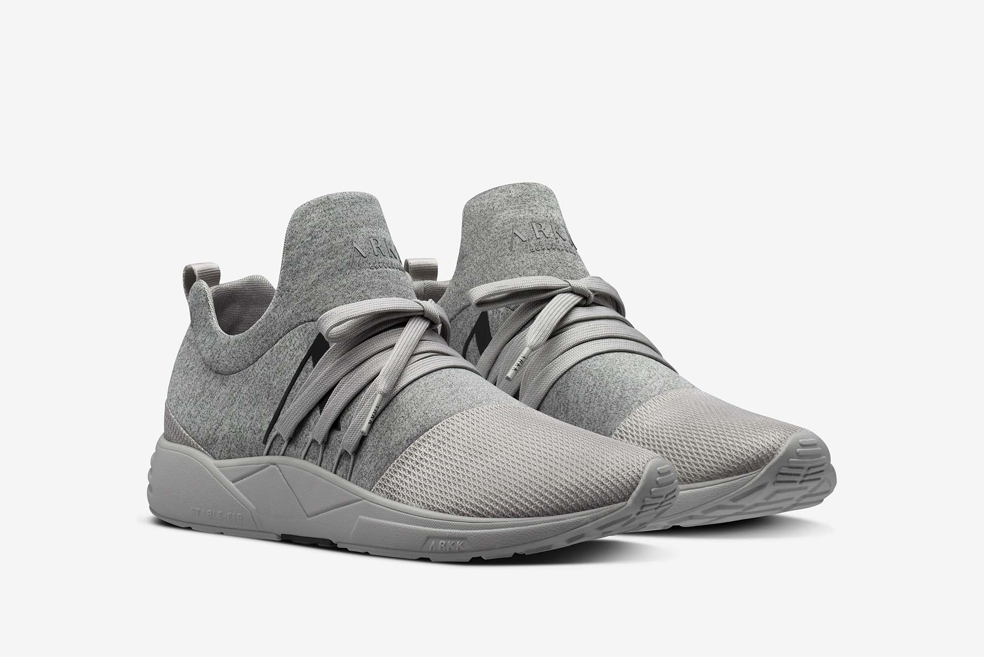 ARKK Collection Raven Mesh S-E15 Grey Melange-Women Raven Grey