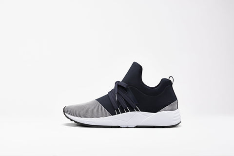 ARKK Copenhagen - Iconic Line Raven Mesh S-E15 Midnight White-MEN Raven Midnight