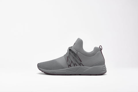 ARKK Copenhagen - Essential Line Raven Mesh S-E15 Titanium Dark Bordeaux-MEN Raven Titanium