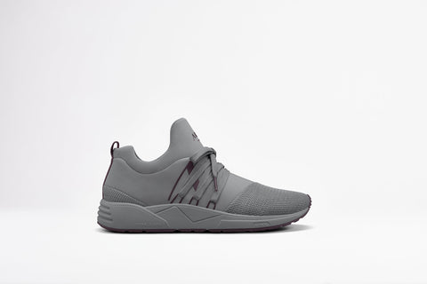 ARKK Copenhagen - Essential Line Raven Mesh S-E15 Titanium Dark Bordeaux-MEN Raven Titanium