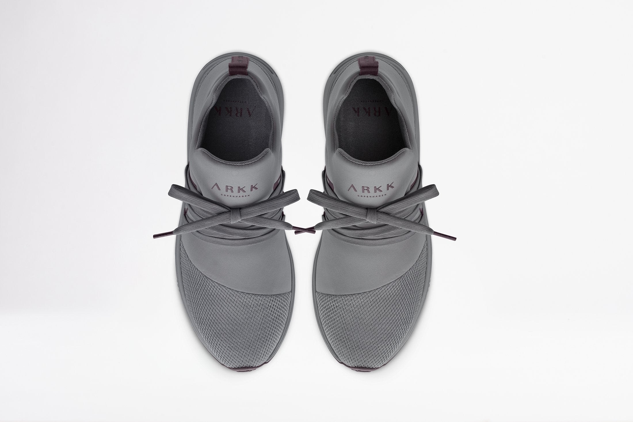 ARKK Copenhagen - Essential Line Raven Mesh S-E15 Titanium Dark Bordeaux-WOMEN Raven Titanium