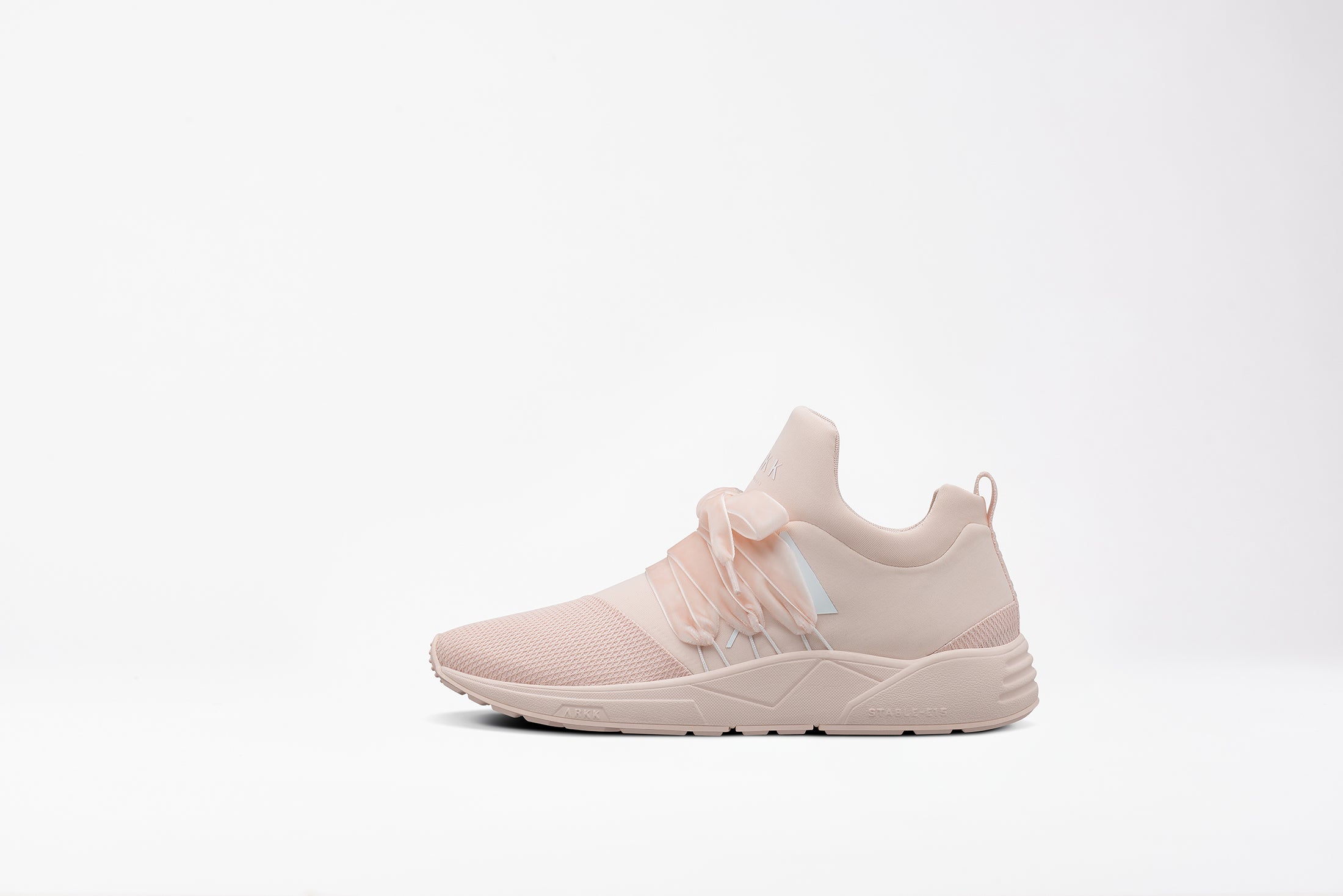 ARKK Collection Raven Mesh Velvet S-E15 Soft Rose White - Women Raven Soft Pink