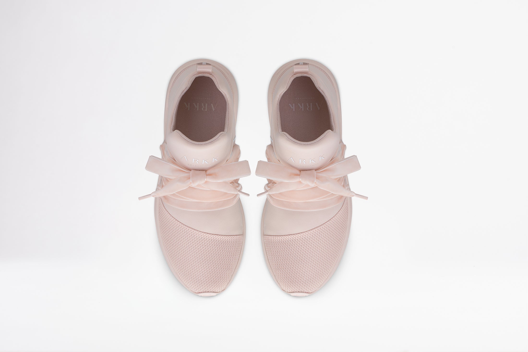 ARKK Collection Raven Mesh Velvet S-E15 Soft Rose White - Women Raven Soft Pink