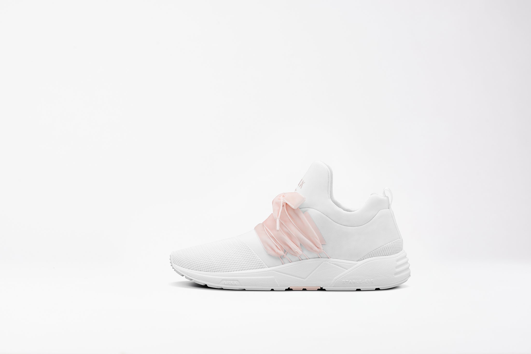ARKK Collection Raven Mesh Velvet S-E15 White Soft Rose - Women Raven White