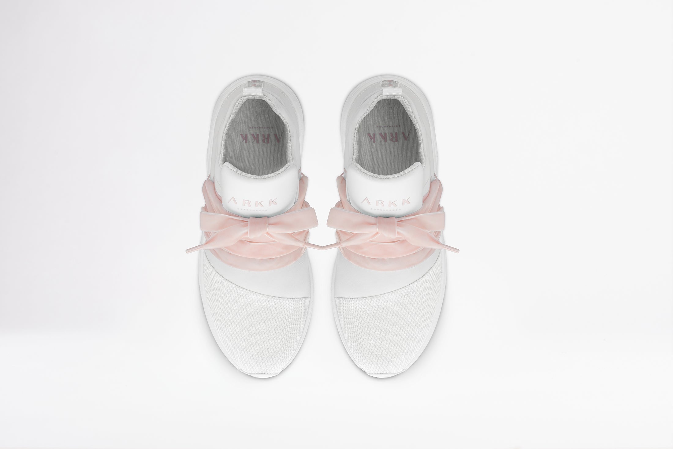 ARKK Collection Raven Mesh Velvet S-E15 White Soft Rose - Women Raven White